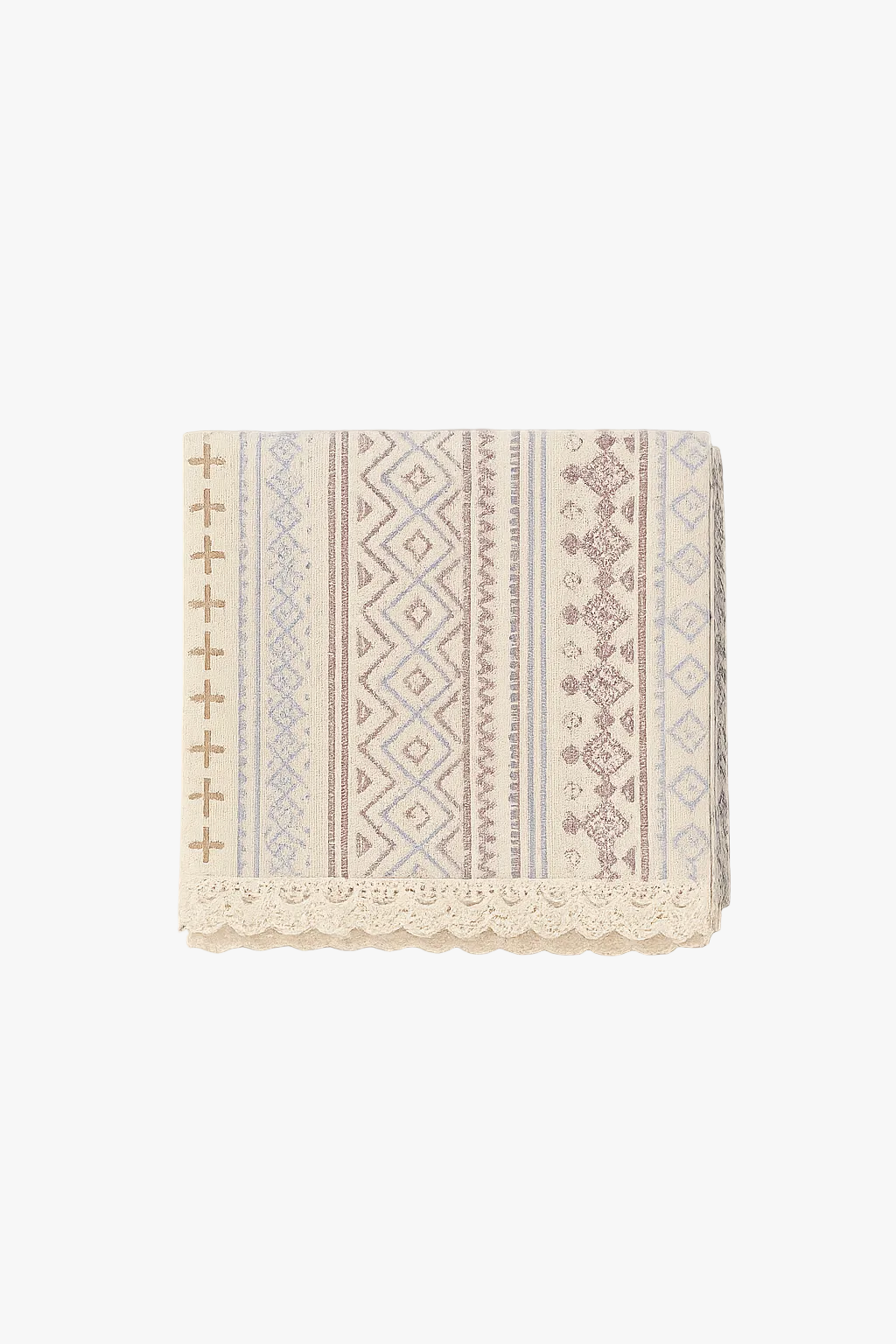 Nappe dentelle jacquard épaisse style bohème table maison