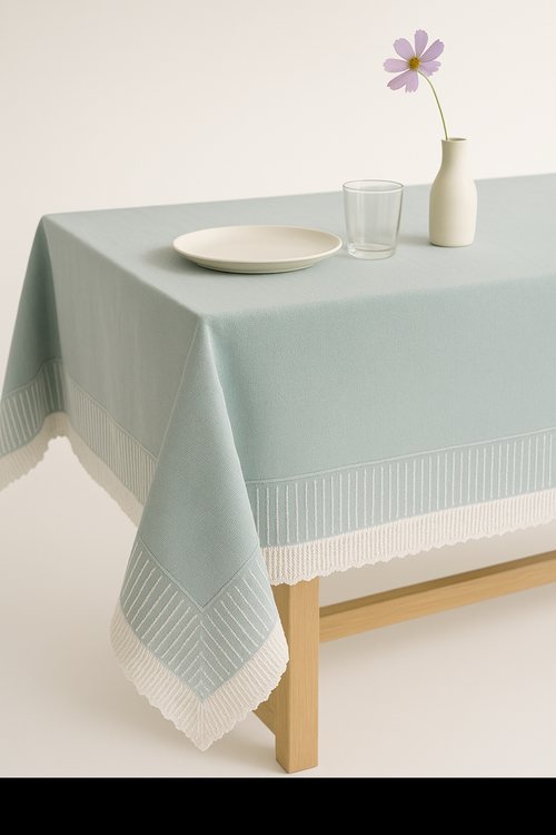 Nappe dentelle style français pluie detoiles pour table - vue 2 sur 2