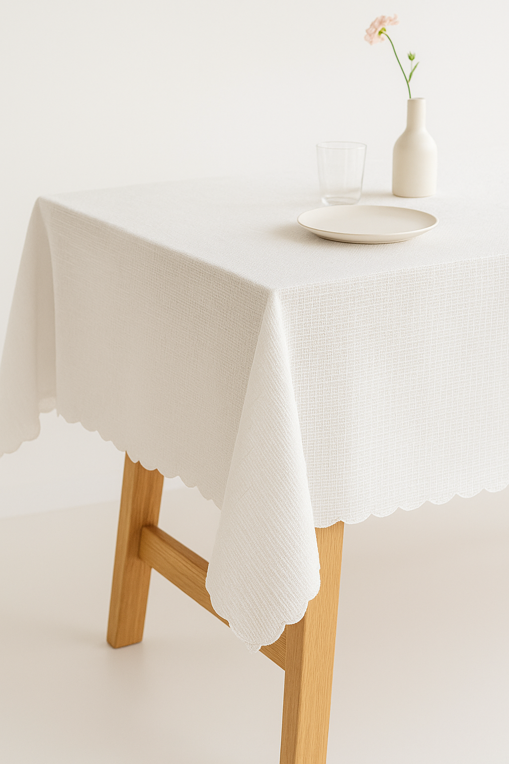Nappe en dentelle style champetre impermeable table cuisine - vue 2 sur 2