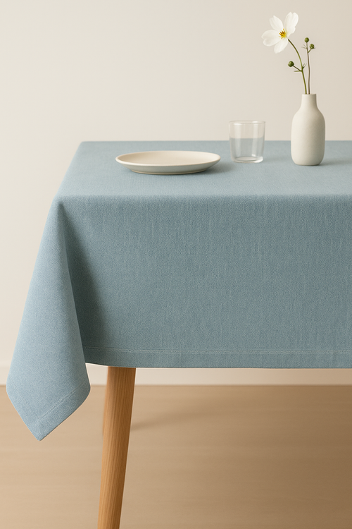 Nappe imperméable anti taches style champêtre tissu infroissable - vue 2 sur 2