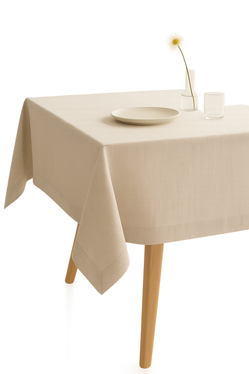 Nappe imperméable anti taches tissu polyester coton unie - vue 2 sur 2