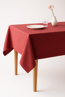 Nappe imperméable coton lin style naturel pour repas
