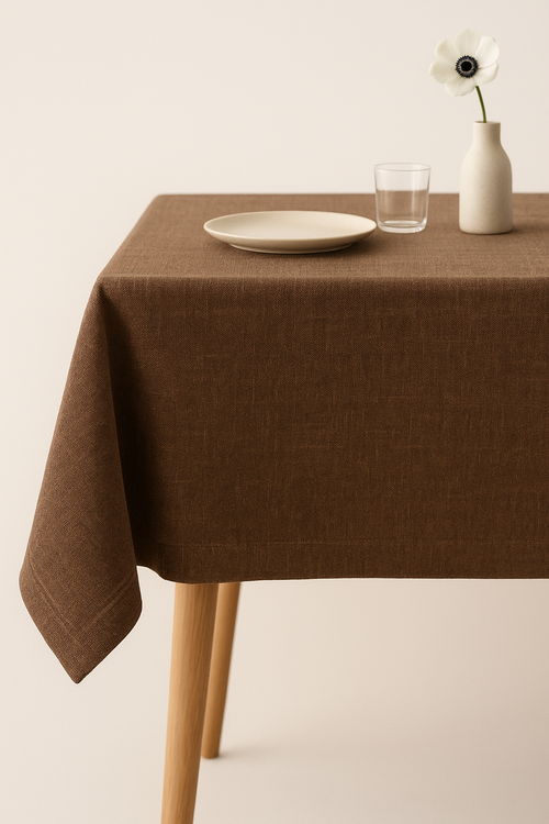 Nappe imperméable tissu style campagnard anti tache infroissable - vue 2 sur 2