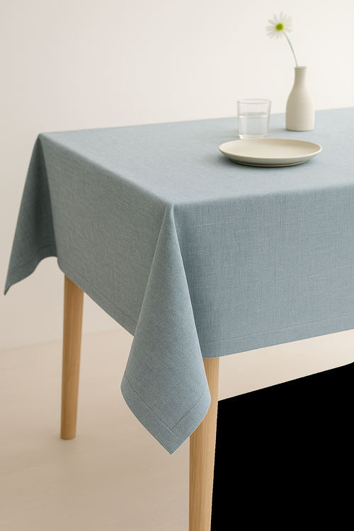 Nappe imperméable vert style campagne tissu doux lavable - vue 2 sur 2