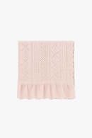 Nappe jacquard vintage bordure dentelle table repas maison