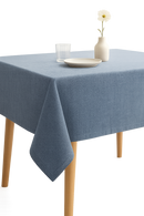 Nappe japonaise unie beige lavable polyester élégante table