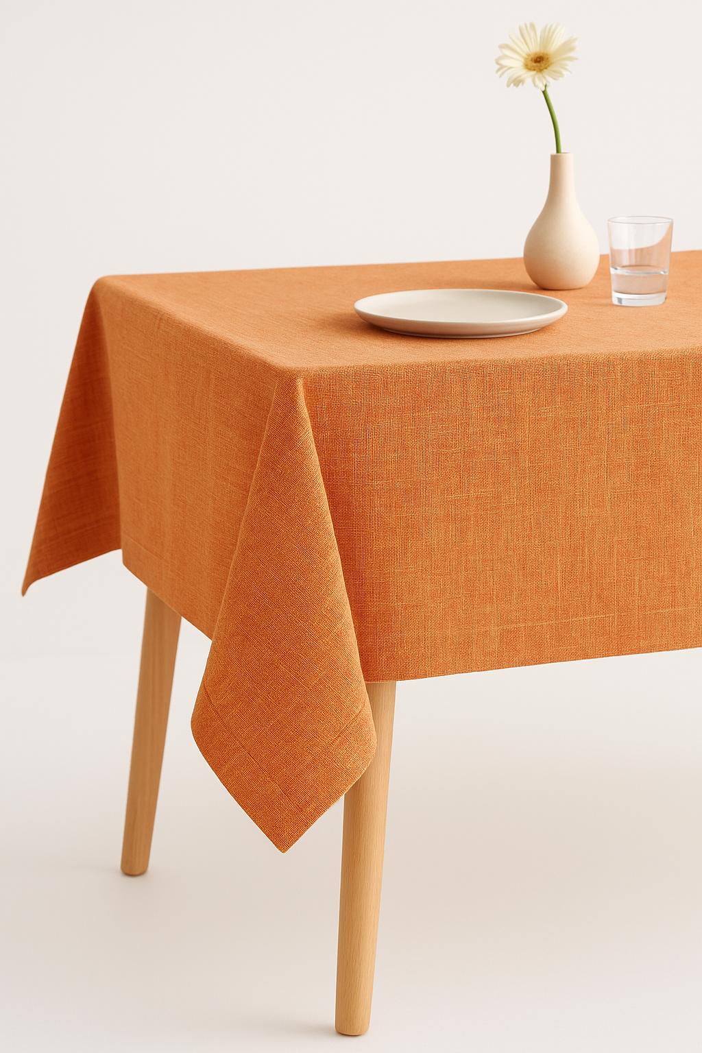 Nappe lavable style japonais polyester pour table repas - vue 2 sur 2