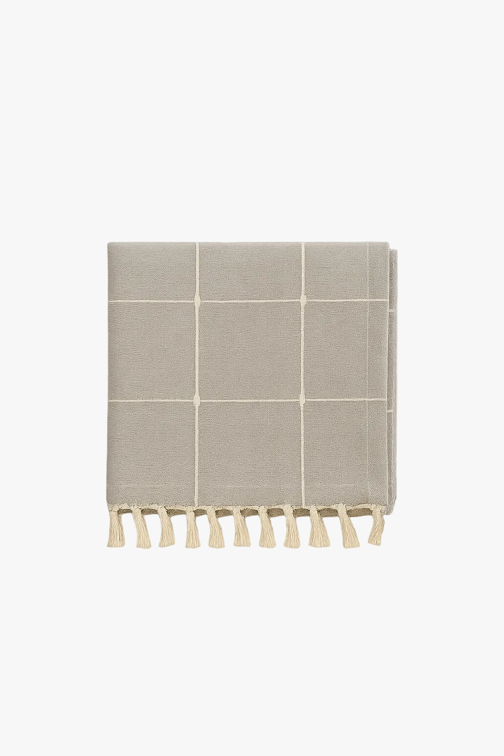 Nappe moderne rayée imperméable polyester coton pour table