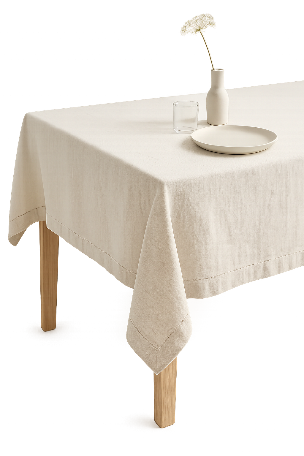 Nappe plissée style français table mariage fête cuisine - vue 2 sur 2