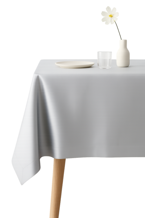 Nappe satin douce oilproof pour table repas fete - vue 2 sur 2