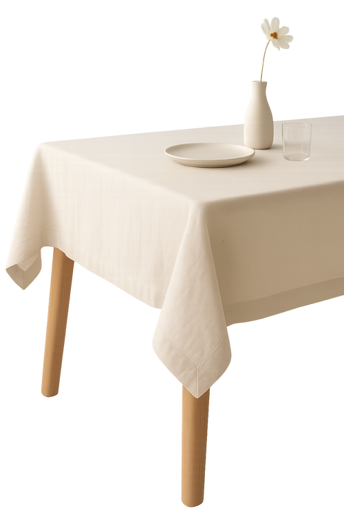 Nappe style campagne nordique tissu polyester pour table - vue 2 sur 2