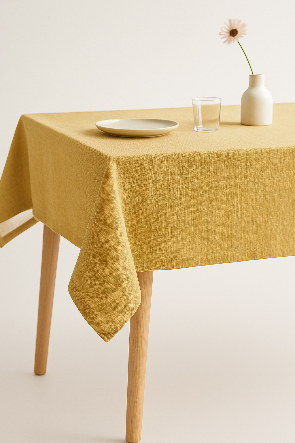 Nappe style japonais polyester lavable pour table repas - vue 2 sur 2