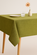 Nappe style japonais uni polyester lavable table élégante