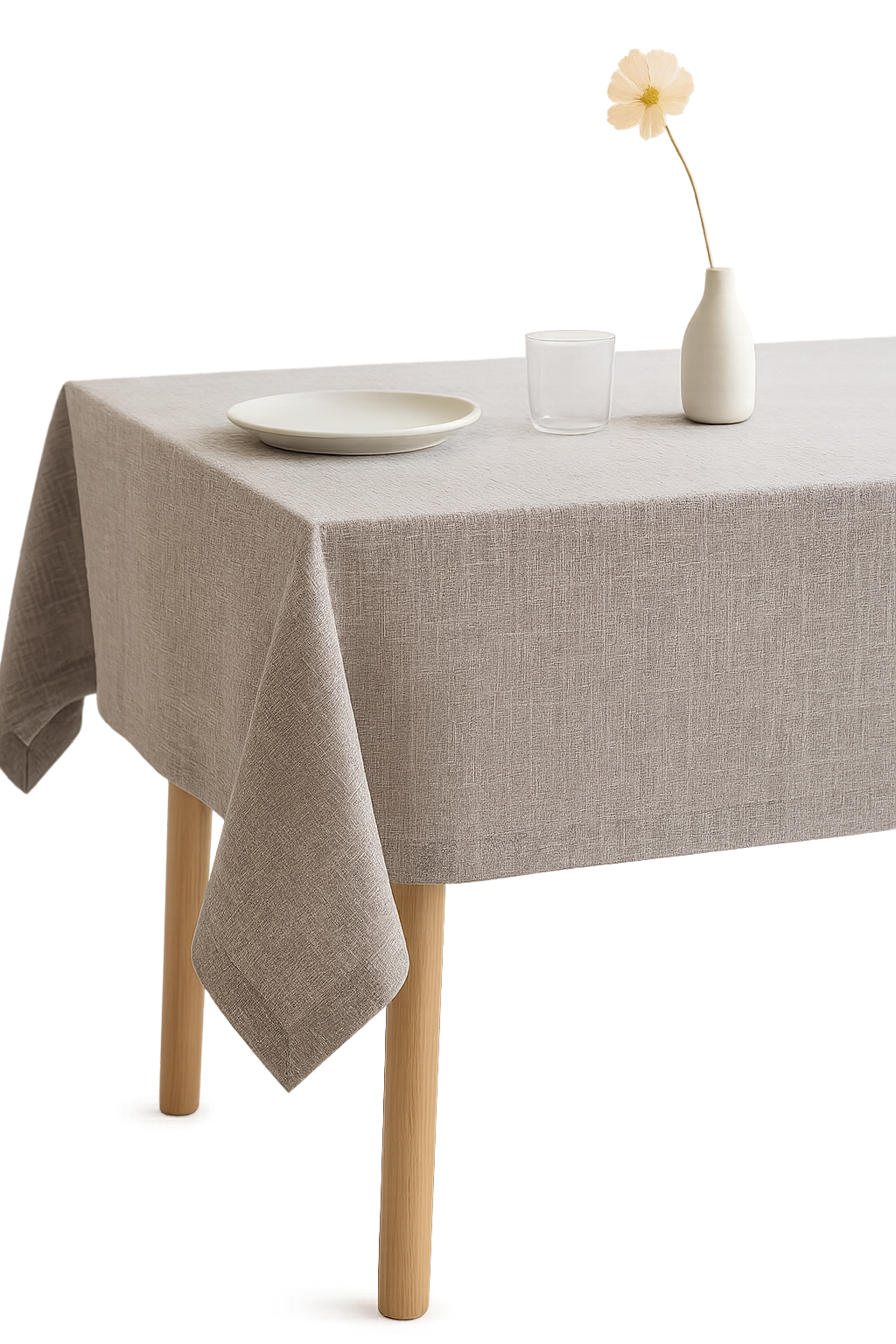 Nappe textile style japonais lavable pour table repas - vue 2 sur 2