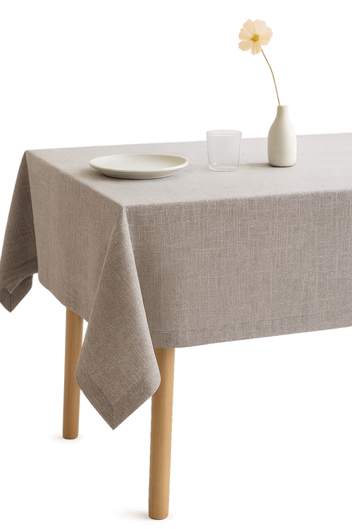 Nappe textile style japonais lavable pour table repas - vue 2 sur 2