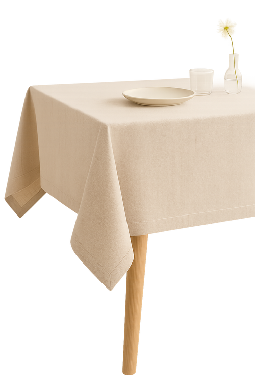 Nappe tissu imperméable style campagnard infroissable table cuisine - vue 2 sur 2