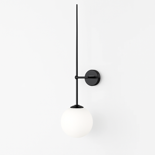 Nordic Denmark Glass Ball Wall Lamp Sconce Light Fixture - vue 2 sur 8