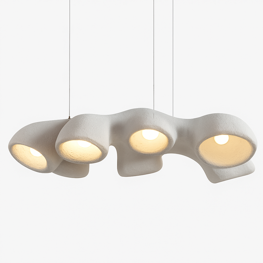 Nordic Pendant Lights Minimalist Resin Suspension Hanging Lamp For Living Room Dining Room Lobby - vue 1 sur 9