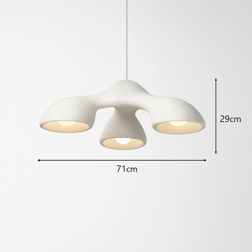 Nordic Pendant Lights Minimalist Resin Suspension Hanging Lamp For Living Room Dining Room Lobby