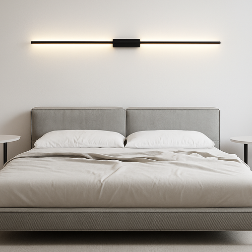 Nordique noir applique murale LED lumières applique pour chambre salon lampes d'intérieur applique murale Luminaires décor pour la maison AC110-220V - vue 5 sur 10
