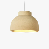 suspension Nordique Wabi Sabi Style Led lumières moderne Style crème vert/jaune E27