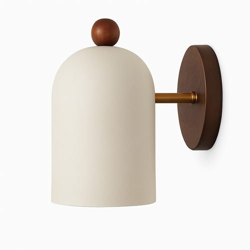 Odyssey – grande applique murale nordique en bois de noyer - vue 10 sur 12