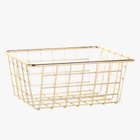 panier en fer pour rangement à la maison et salle de bain