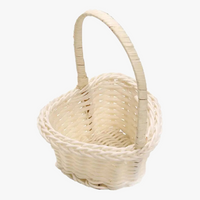 panier en rotin tissé à la main pour fleurs mariage