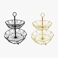 panier à fruits en fer multifonctionnel pour cuisine et bureau