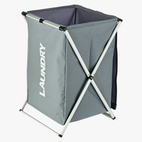 panier à linge pliable avec couvercle et poignée
