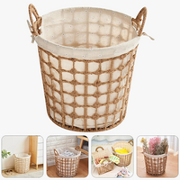 panier à linge tissé portable et polyvalent pour rangement