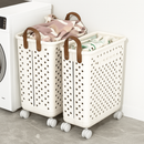 panier pliable multifonctionnel avec roulettes grande capacité rangement pratique