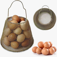 panier à œufs pliable et portable en fer polyvalent