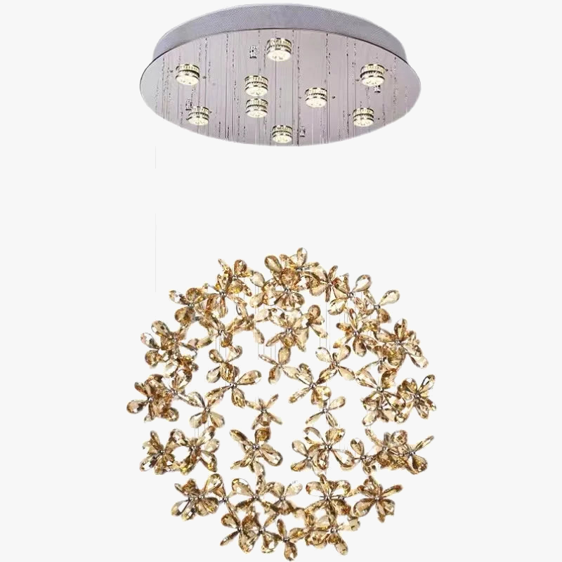 Plafond moderne chambre lustre salon lumière en cristal lustre de luxe circulaire restaurant led luminaire