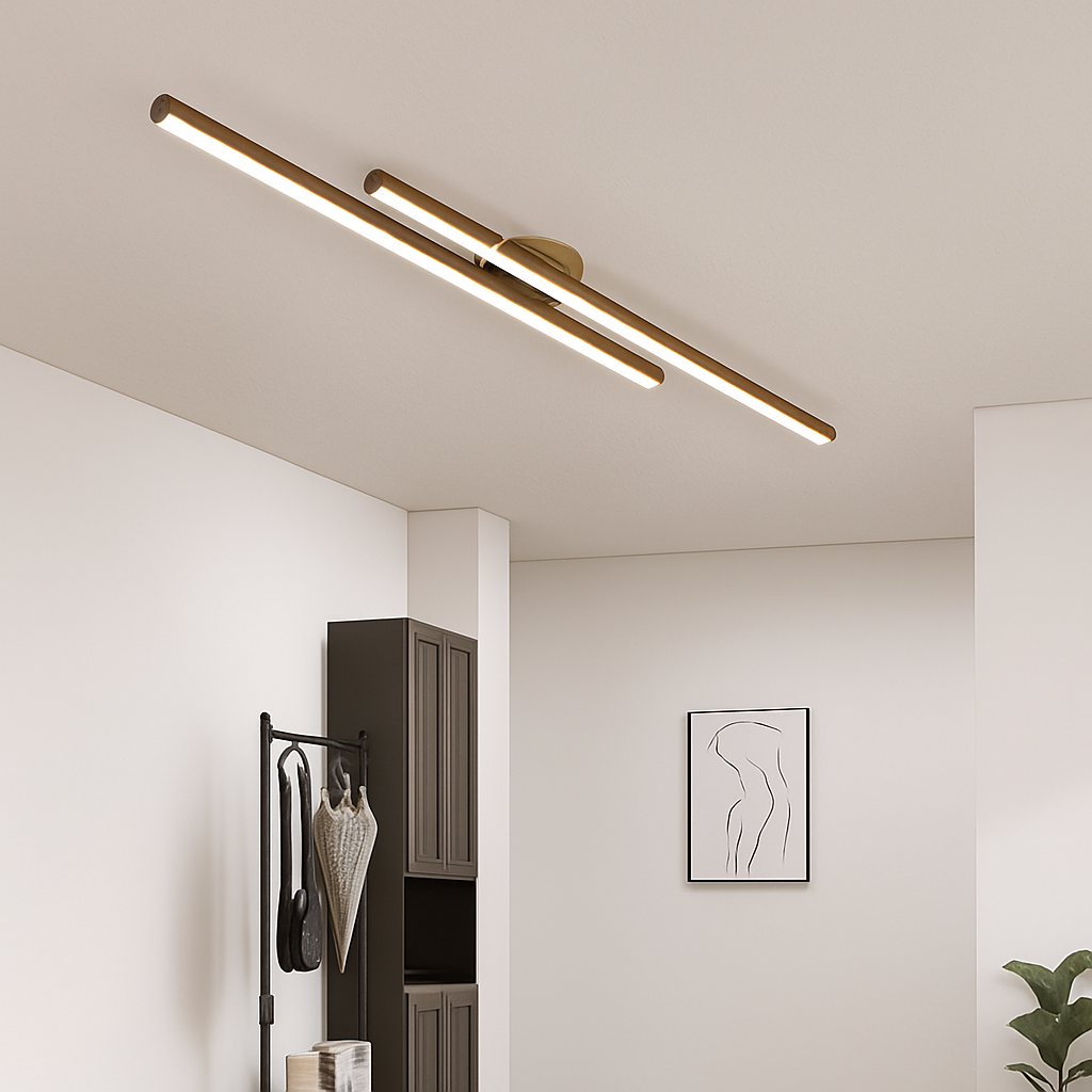 Plafond moderne à LEDs lampe allée lustre pour chambre couloir entrée balcon vestiaire décoration de la maison luminaire intérieur - vue 4 sur 16