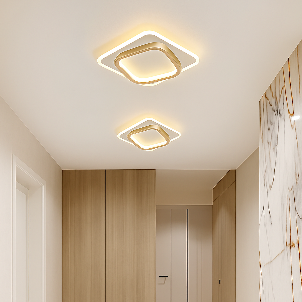 Plafond moderne à LEDs lampe pour salon escalier allée vestiaire couloir chambre plafonnier intérieur décor à la maison luminaire - vue 3 sur 22