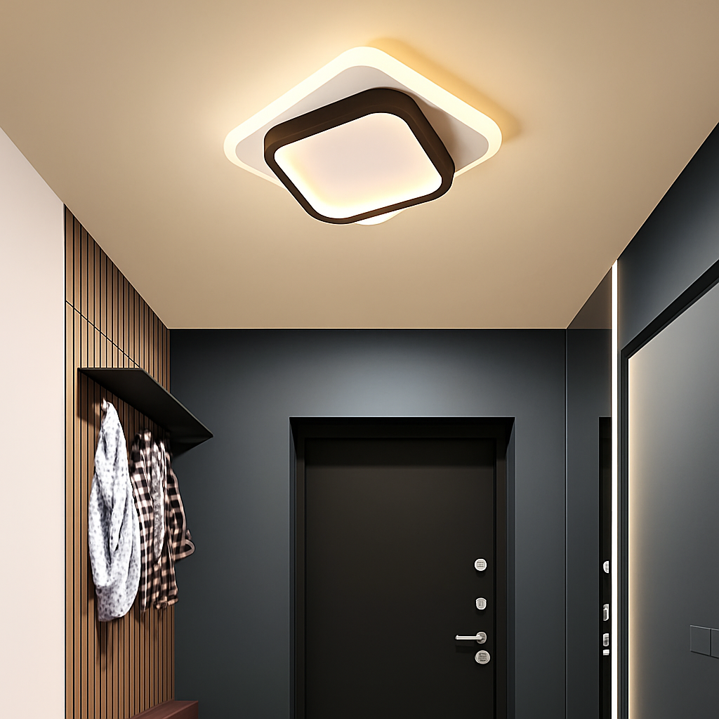 Plafond moderne à LEDs lampe pour salon escalier allée vestiaire couloir chambre plafonnier intérieur décor à la maison luminaire - vue 5 sur 22