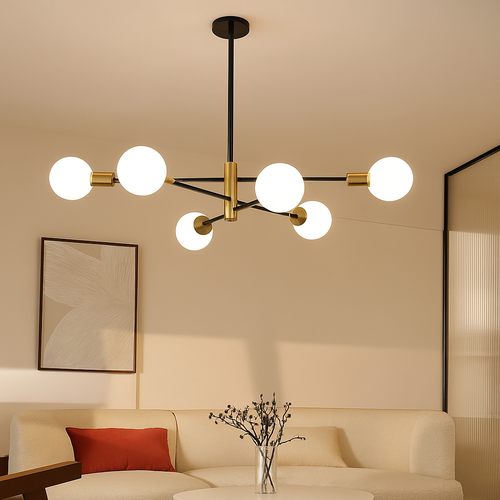 Plafond moderne suspension luminaire E27 lustre suspension lampe chambre salle à manger salon pour la décoration de la maison éclairage intérieur - vue 4 sur 8