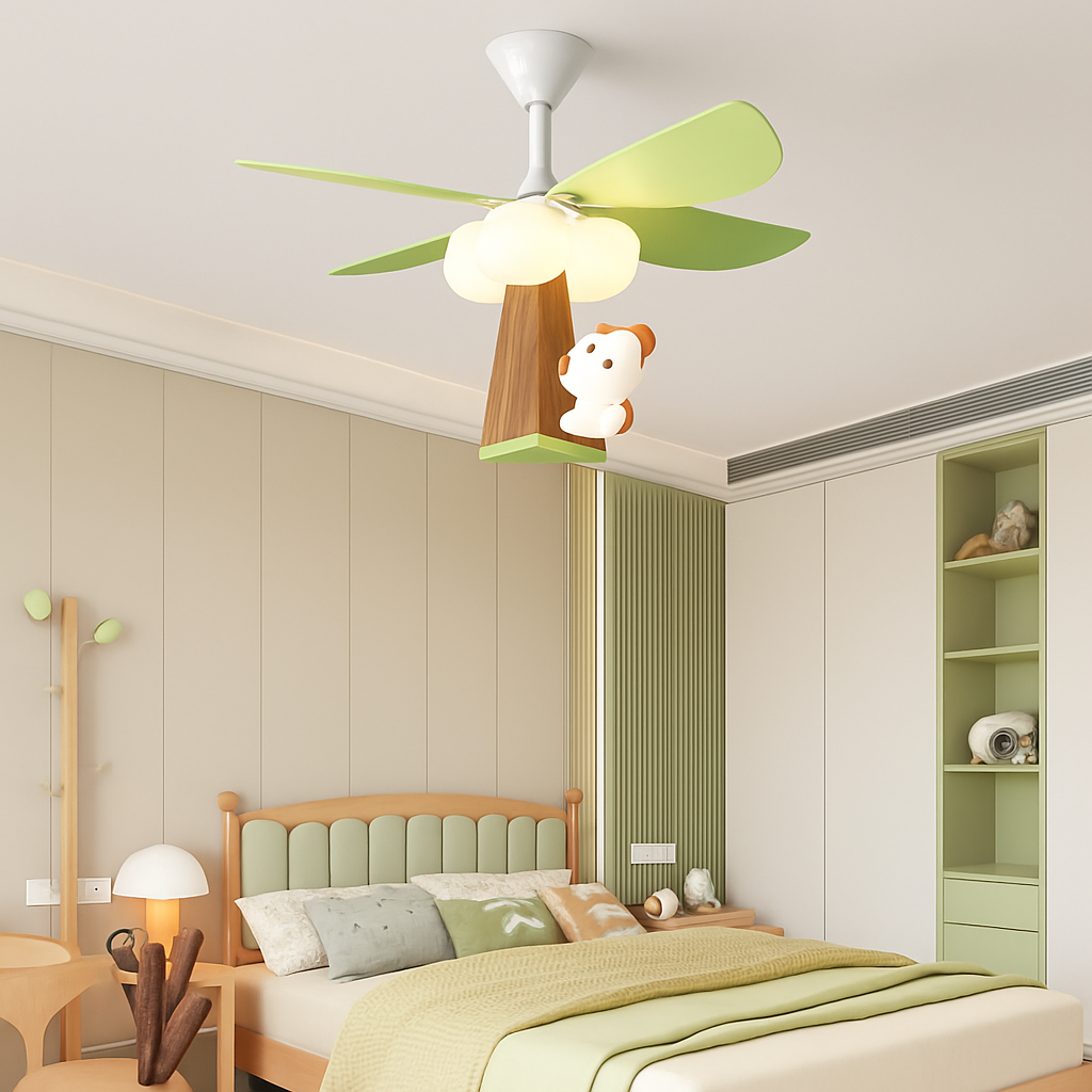 plafonnier créatif moderne enfant avec télécommande et lumière intégrée