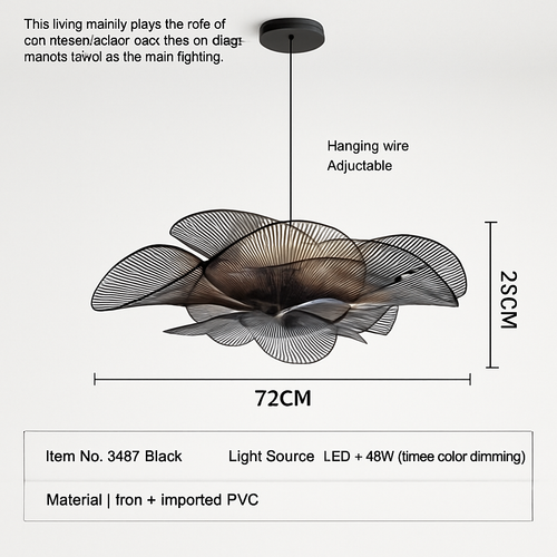 plafonnier design créatif moderne pour décoration intérieure 2023 - vue 8 sur 7