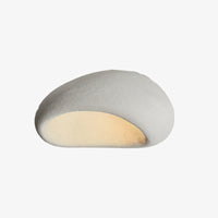 Plafonnier design incurvé style japonais Akane