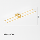 Plafonnier design industriel LED avec barre lumineuse Warren