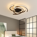 Plafonnier design LED avec des semi-cercles entrelacés Dilia