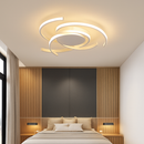 Plafonnier design LED avec des semi-cercles entrelacés Dilia