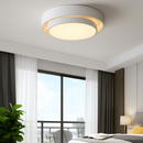 Plafonnier design LED avec double abat-jour arrondi Isaiah