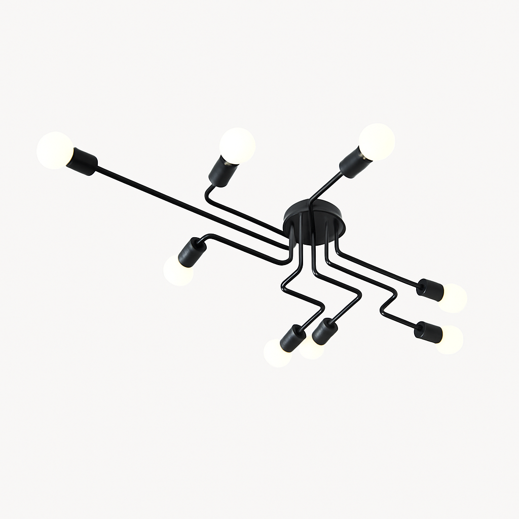 Plafonnier design à LED avec plusieurs bras - vue 7 sur 7