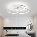 Plafonnier design LED rosace trois cercles Bwart