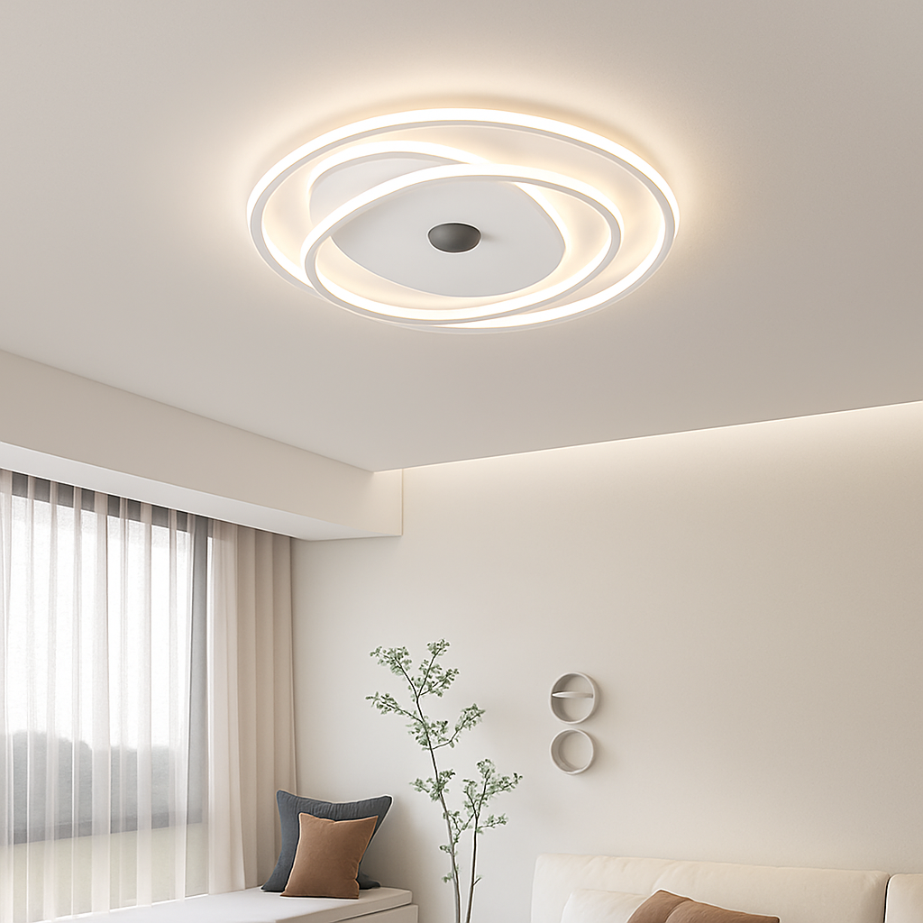 plafonnier design minimaliste pour un éclairage d'ambiance élégant - vue 4 sur 14