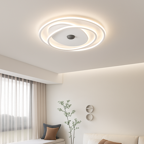 plafonnier design minimaliste pour un éclairage d'ambiance élégant - vue 4 sur 14