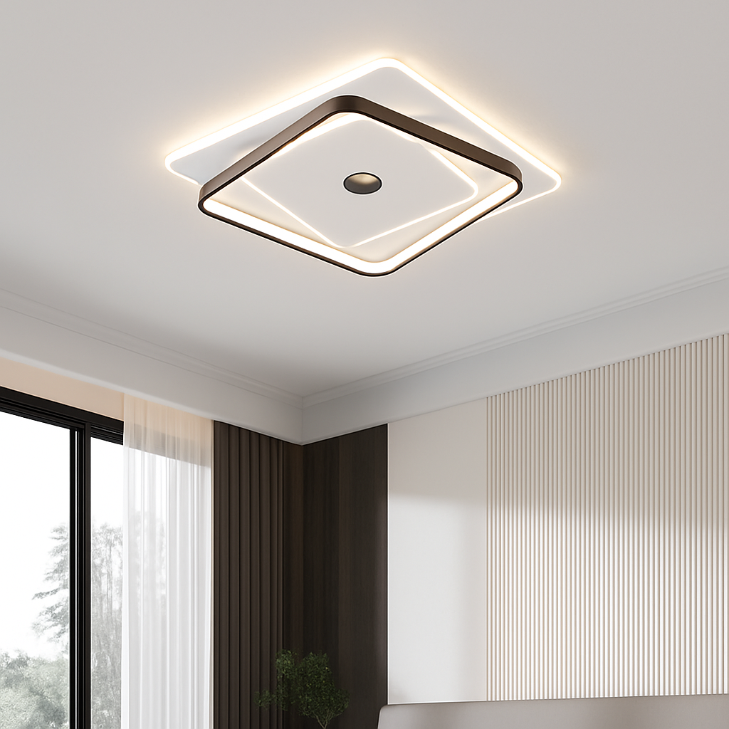 plafonnier design minimaliste pour un éclairage d'ambiance élégant - vue 5 sur 14